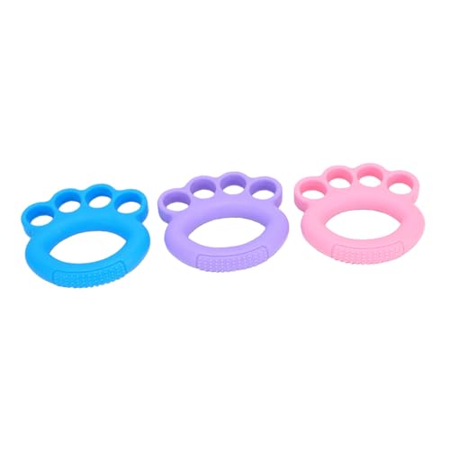 Emoshayoga Hand Grip Strengthener 3pcs Finger Exerciser Set Portable Design for Climbers Athletes TPE 10lbs 20lbs 30lbs