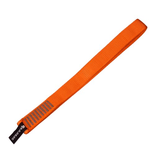 SEPEAK 25mm Nylon Tubular Webbing 1-Inch, 29kN/6520lbs, UIAA Certified Webbing Straps - color: Orange, size: 30cm / 12inch | Pack of 3
