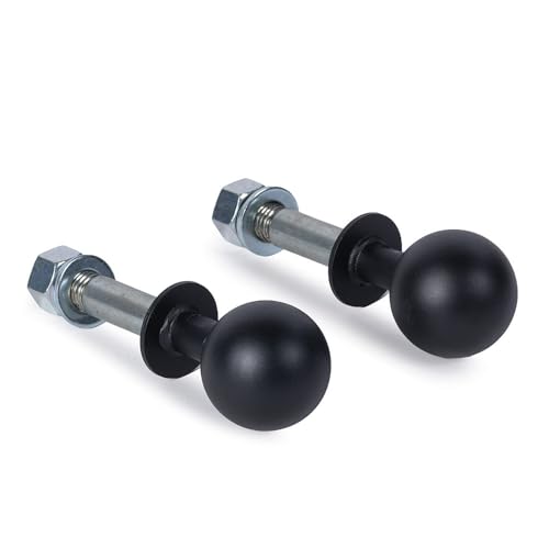 Titan Fitness TITAN Series Rack-Mounted Pull-Up Spheres, Set of Two of Globe Climbing Attachments, Power Rack Attachments for Grip Strength, Fits T-S Power Racks