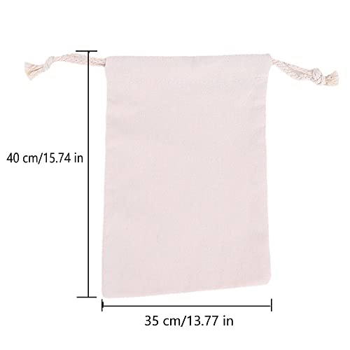 Breathable Dust-proof Drawstring Storage Pouch String Bag for Handbags Purses Shoes Eco Bag (5 PCS,13.77 * 15.74 in) - style: 5 Pcs,13.77 * 15.74 in