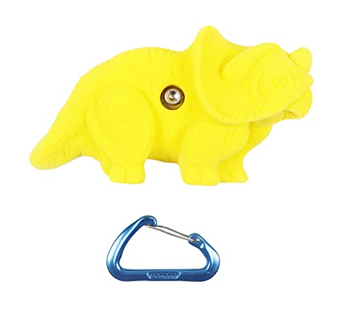 Atomik Rock Climbing Holds Set of 5 XL Dinosaurs in Assorted Bright Tones