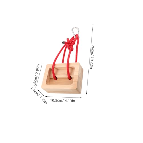 Toyvian 2pcs Portable Climbing Hangboards Wooden Fingerboard Training Board for Rock Climbing Training Indoor Use with Modular Design and Easy Installation
