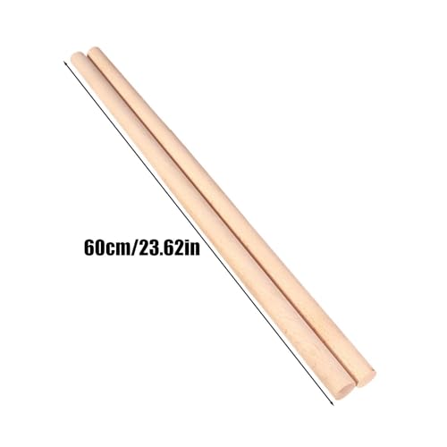 Yoga Stick - 2 Pieces Pilates Workout Bar,Stretch Mobility Pole for Runners Beginners Professionals Home Office Gym Studio Living Room - size: 60cm