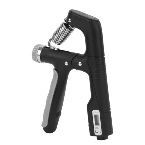RiToEasysports Hand Grip Strengthener, Adjustable 10 to 100kg Resistance with Digital Counter for Muscle Recovery, Hand Strength Training, Rock Climbing, Tennis - color: Black