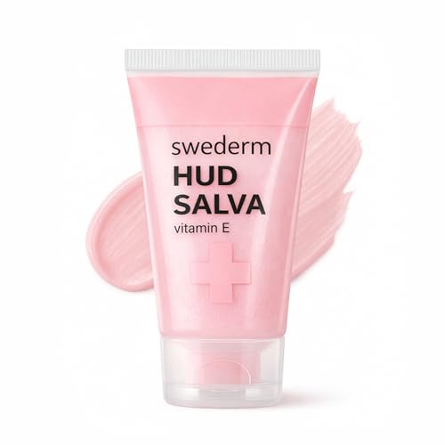 swederm Hudsalva Skin Moisturizer with Vitamin E, Shea Butter, 1,69 fl oz | dry skin remedy, glycerin, shea butter, allantoin, elbows, cracked heels, Scandinavian quality, travel essentials - size: 1.69 Fl Oz (Pack of 1)