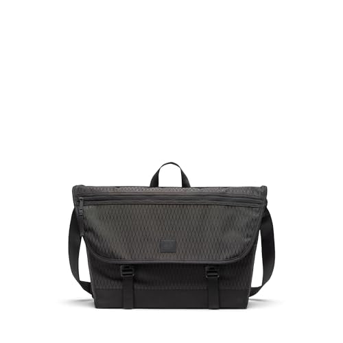 Herschel Supply Co. Cove Messenger - color: Black Diamond/Black, size: Medium