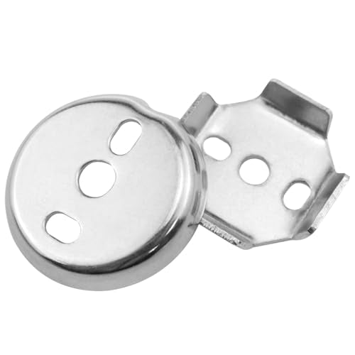 1Set Towel Bar Replacement Parts Mounting Bracket Universal | Bathroom Hardware Silver Suspension Fastening Screw Towel Bar Mounting Hardware for Common Fixtures like Robe Hooks, etc.