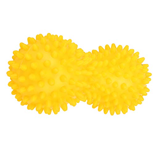 aqxreight , Spiky Fascia Relaxation for Fitness, High Density PVC Relief Tool with Strong Spikes, Plantar Foot & Full Body - color: Yellow