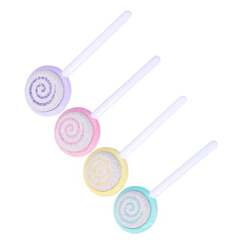 Cabilock 4pcs Pedicure Foot Files for Calluses Remover with Handle Double-Sided Foot File Set in Blue Yellow Purple Pink Exfoliating Dead Skin Removal Tool