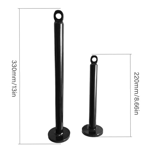 Equipment Dumbbell Barbell Rack Holder Weight Plate Loading Pin Dumbbell Rack, Weightlifting Holder Stand Fitness Loading Pin - color: Diameter 0.8 x 12.6 inches (20