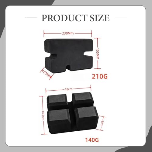 2Pcs Bench Press Blocks Workout Upper Body Tricep Forearm Adjustable Height