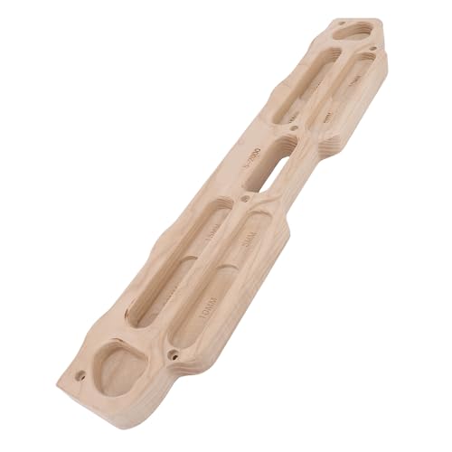 SUNGOOYUE Hangboard Wooden Rock Climbing Fingerboard for Pull Up and Hanging Training, Premium Wood with Smooth Finish, Easy Installation for Home Gym Climbing Wall or Doorway