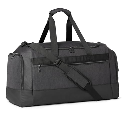 Amazon Essentials Lightweight Travel Duffel Bag with Wet Pocket and Shoe Compartment, 25", Black - size: 25 inches