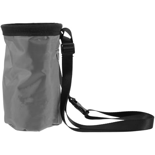 Toyvian Anti-Slip Outdoor Climbing Chalk Bag with Oxford Fabric and Fleece, Scratch-Resistant Mountaineering Powder Bag for Camping and Climbing Enthusiasts