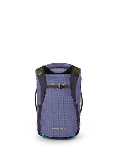 Osprey Transporter Lightweight Travel Duffel Bag - Extra Large Water Resistant Durable Gear Bag for Men and Women - color: Euphoria Purple/Purple Ink, style: 40l