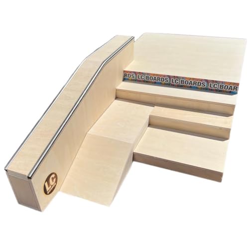 LC Boards Fingerboard MEGA Stair Set HUBBA RAMP