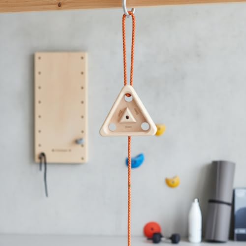 Climbing Trainer: Compact PP Fingerboard for Grip Strength, 5.9 x 5.9 Inch Training Tool (1 Piece)
