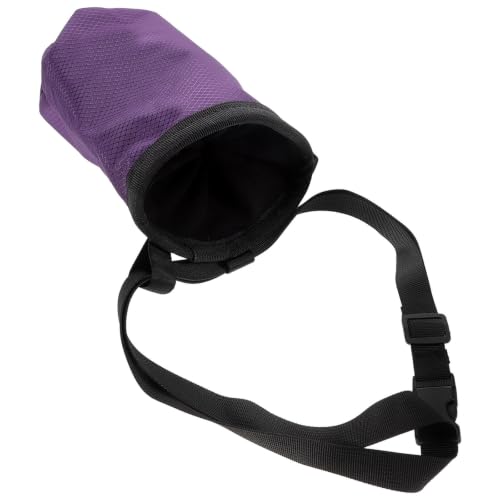 Chalk Bag Enhancing Grip for Rock Climbing and Bouldering Large Capacity with Ergonomic Design and Oxford Cloth Material, Stylish Purple Chalk Pocket for Outdoor Climbing