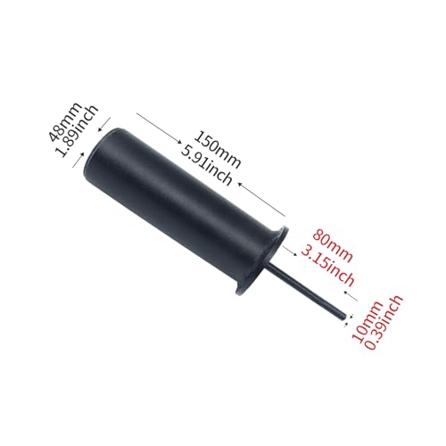 Weight Stack Pin with Spring Clip Collar Weight Stack Extender Pin for Cable Machines and Functional Trainers Commercial Home Gym (Dia:10mm Length: 80mm) - size: Dia:10mm Length: 80mm