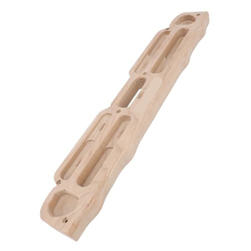 RiToEasysports Rock Climbing Hangboard, Wood Fingerboard for Strength Training, Finger Strength Builder for Bouldering, Pull Ups, Home Gym Climbers