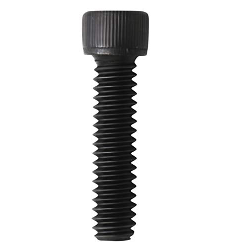 Socket Head Cap Screw, 1/4-20 x 1, Alloy Steel, Black Oxide, Hex Socket Coarse Thread, 1/4 inch Hexagonal Allen Bolt, Length: 1 inch, Full Thread (Quantity: 20) - size: 1