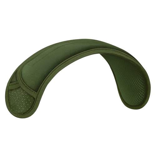 ZINZ Ultra Thick & Breathable Universal Shoulder Pad Cushion for Bag - Long & Comfort - color: Army Green