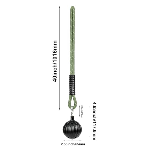 Pull Up Power Balls, Non-Slip Rock Climbing Grips, 40 Inch Rope Hand Exerciser for Chin Up Bar, Kettlebell, Barbell, Home Fitness Training