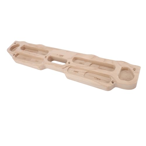 SUNGOOYUE Hangboard Wooden Rock Climbing Fingerboard for Pull Up and Hanging Training, Premium Wood with Smooth Finish, Easy Installation for Home Gym Climbing Wall or Doorway