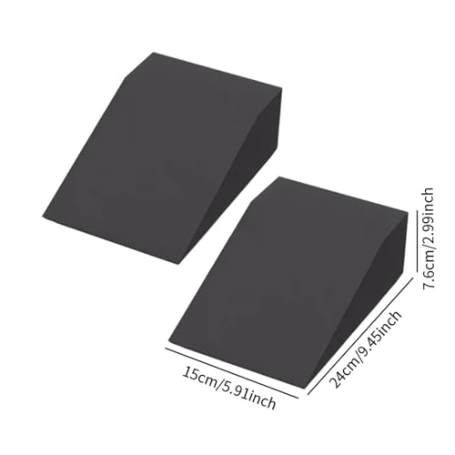 predolo 2 Pieces Squat Wedge Block EVA Foam Wedge for Bodybuilding Weightlifting