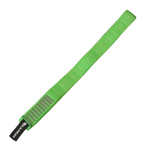 SEPEAK 25mm Nylon Tubular Webbing 1-Inch, 29kN/6520lbs, UIAA Certified Webbing Straps - color: Green, size: 30cm / 12inch | Pack of 3