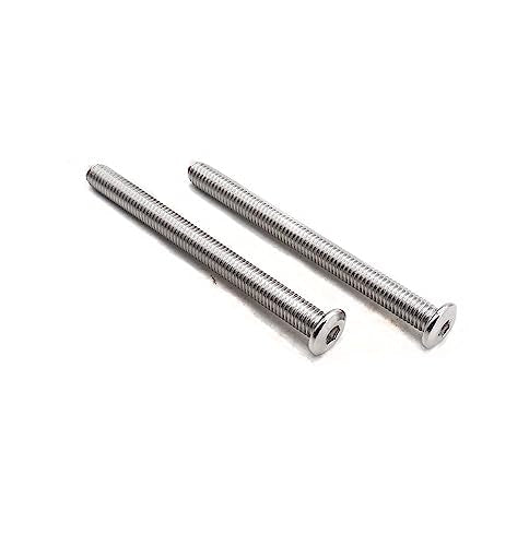 6pcs M8 x 105mm Rivet Countersunk Socket Cap Allen Head Bolts Screws Connecting for Furniture, 304 Stainless Steel - size: 6pcs M8 x 105mm