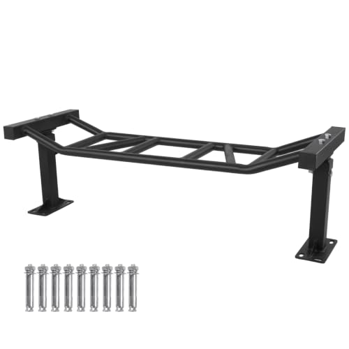 Generic 47 Inch Ceiling Mount Pull Up Bar Adjustable Height&Supports To 600 Lbs Heavy Duty Multi-Grip Chin Up Bar for Garage/Home Gym and Strength Training