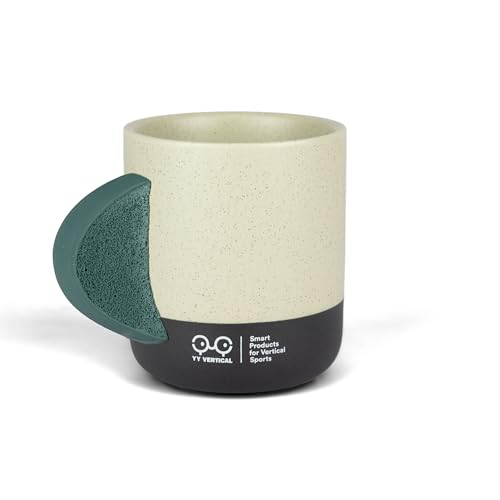 YY Vertical Climbing Mug Evo, for Rock Climbers and Boulderers, Indoor Bouldering Grip Cup, Unique Gift, Blue - style: Competition vibes - Blue