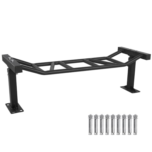 47 Inch Ceiling Mount Pull Up Bar Heavy Duty Multi-Grip Chin Up Bar Fitness Trainer for Garage/Home Gym and Strength Training Adjustable Height&Supports to 600 Lbs
