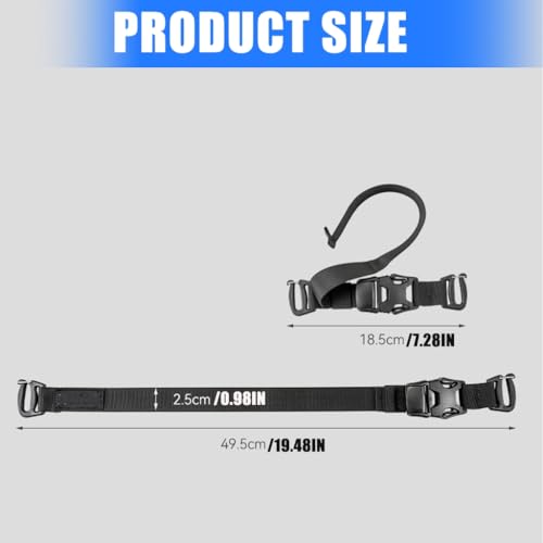 Quickly Detaches Lashing Strap Durability Outdoor Gears Attachments for Backpacks Expansion - color: Grey