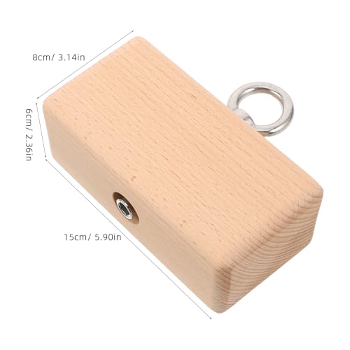 CALLARON Wooden Grip Strength Trainer Beech Wood Finger Strengthener Block with Adjustable Resistance and Modular Design Ergonomic Design for Home Gym and Bouldering Training for Climbers