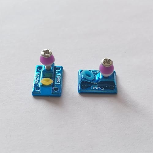 Fingerboard Truck Base with Soft PU Bushing Pivot Cup for Finger Skate Board Professional Mini Skateboard(Inverted Blue) - color: Inverted Blue