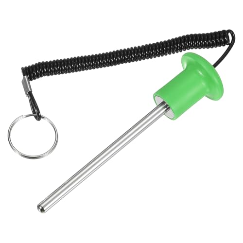 Gym Pin Weight Stack Pin Strength Training Lifting Equipment Replacement with Pull Rope Fitting for Club - color: Green, size: 0.3 x 4.9 Inch