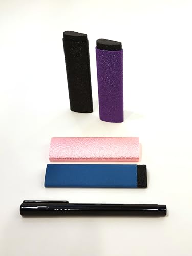 Reusable Skin File with Cover - Great for Rock Climbing, Bouldering, Climber, Gym, Crossfit, Weightlifting, Gymnast - Callus Finger Hand Sander (Random Silk Multicolor) - color: Random Silk Multicolor