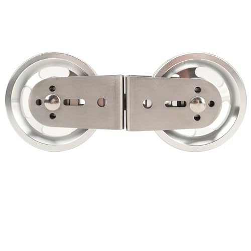 Cable Pulley System, Two Way Pulley Block, Stainless Steel Silent Bearing, Suitable for pulldown attachments on Home Fitness Equipment. - size: Aluminium