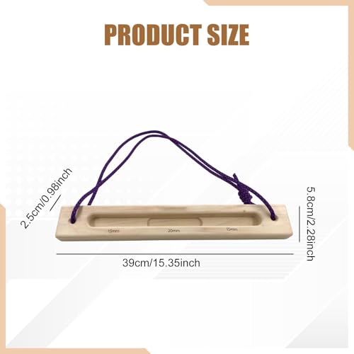 Yiju Climbing Training Workouts Climbers Finger Strength with Rope Portable Compact Hang Hold - color: 15mm 20mm 15mm