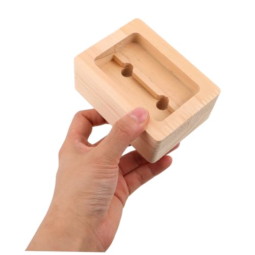 Happyyami 2pcs Wooden Climbing Hangboard for Rock Climbing Training, Portable Fingerboard with Easy Installation, Enhances Finger Strength for Indoor and Outdoor Fitness Routines