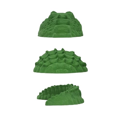 Atomik Rock Climbing Holds 3-Piece Alligator in Green