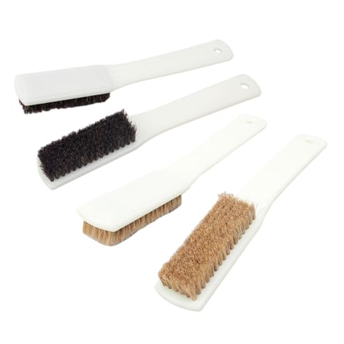 4pcs Rock Climbing Brush Sturdy Handle and Coarse Boar Hair for Cleaning of Climbing Holds and Bouldering Stones Portable Rock Brush for Outdoor and Indoor Use