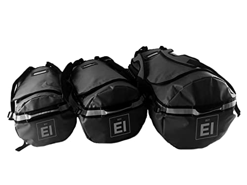 Element Equipment Trailhead Duffel Bag Shoulder Straps Waterproof Black/Grey Small - color: Black/Grey, size: Small 30 Liters