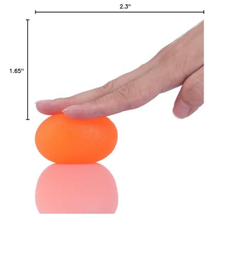 Hand Exercise Balls,Hand Therapy Balls,Grip Balls,Stress Relief Ball for Adult and Kid,Squeeze Balls for Hand Therapy Hand Grip Equipment Ball-3 Resistance Levels(3 PCS)