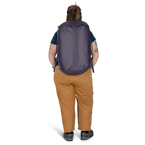 Osprey Transporter Lightweight Travel Duffel Bag - Extra Large Water Resistant Durable Gear Bag for Men and Women - color: Pine Leaf/Earl Grey, style: 40l
