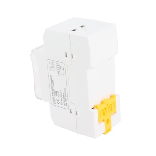 AC 85-265V 30A Timer Switches TM919BK Digital Timer 24Hours 7Days Programmable Countdown LCD Display 16 On/Off Settings 35mm DIN Rail