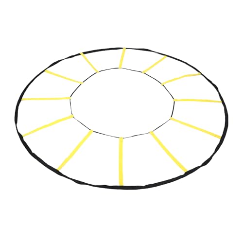 Circular Training Ladder 12 Rungs Nylon Speed and Trainer for Soccer Basketball and Other Improving Circular Training LadderCircular LadderCircular TrainerSoccer
