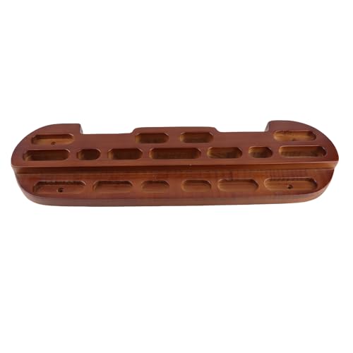 RiToEasysports Wooden Hangboard, Climbing Fingerboard for Grip Strengthening and Pull Up Training, with Various Lengths and Depths of Finger Holds for Comfort and Safety